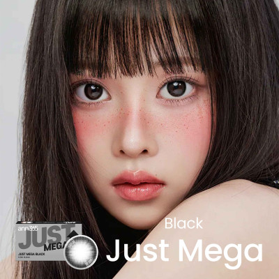  Ann365 1Month – Just Mega Black超大版水光黑 月拋 2片裝